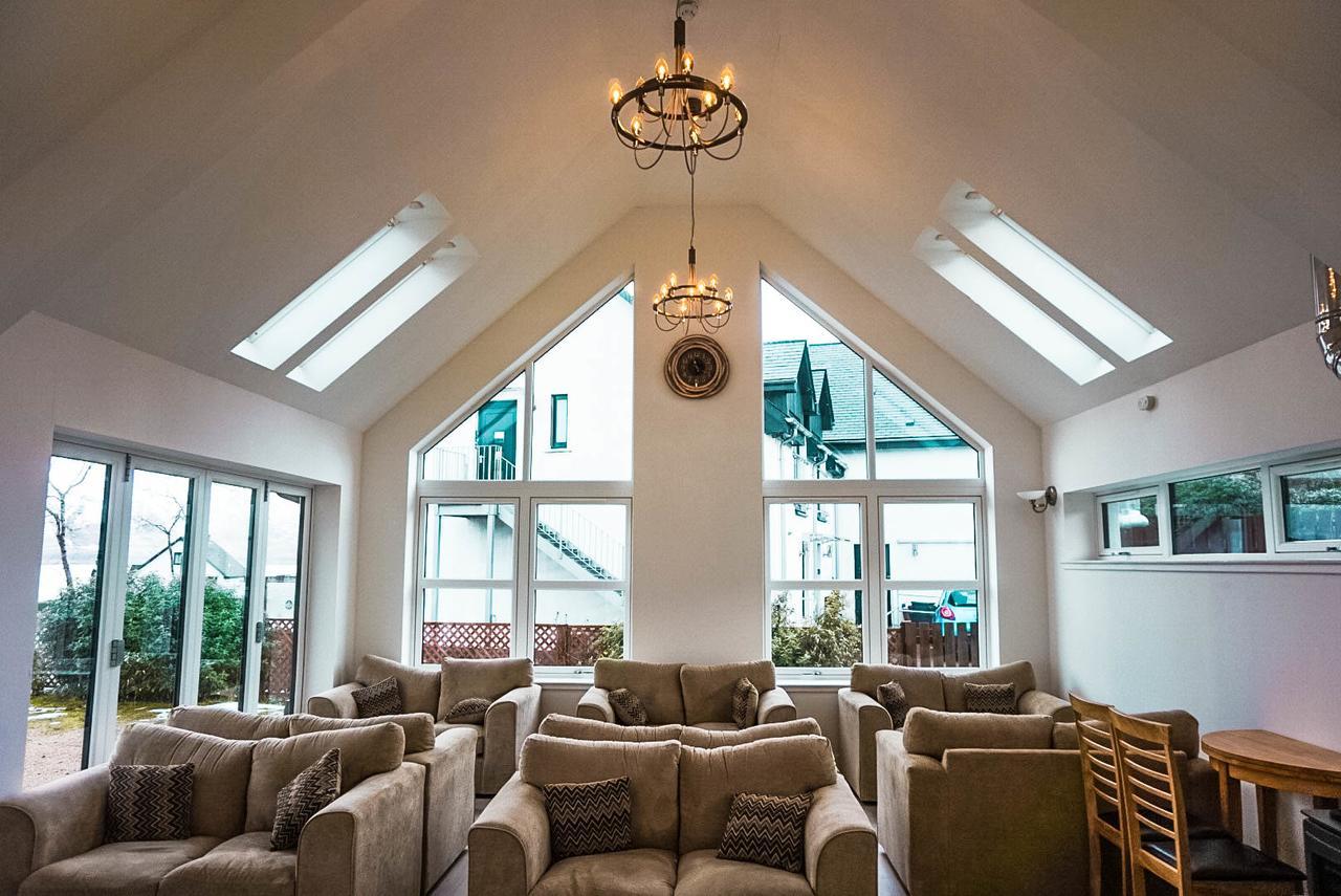 Corran Bunkhouse Hotel Værelse billede The interior of the new extension